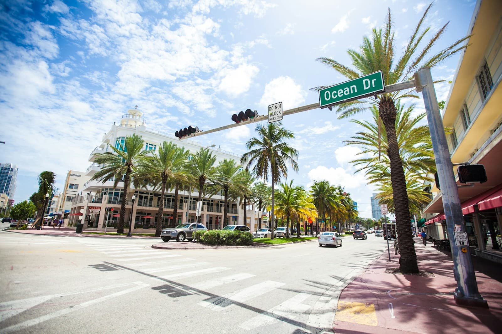 Ocean Drive road sign, South Beach